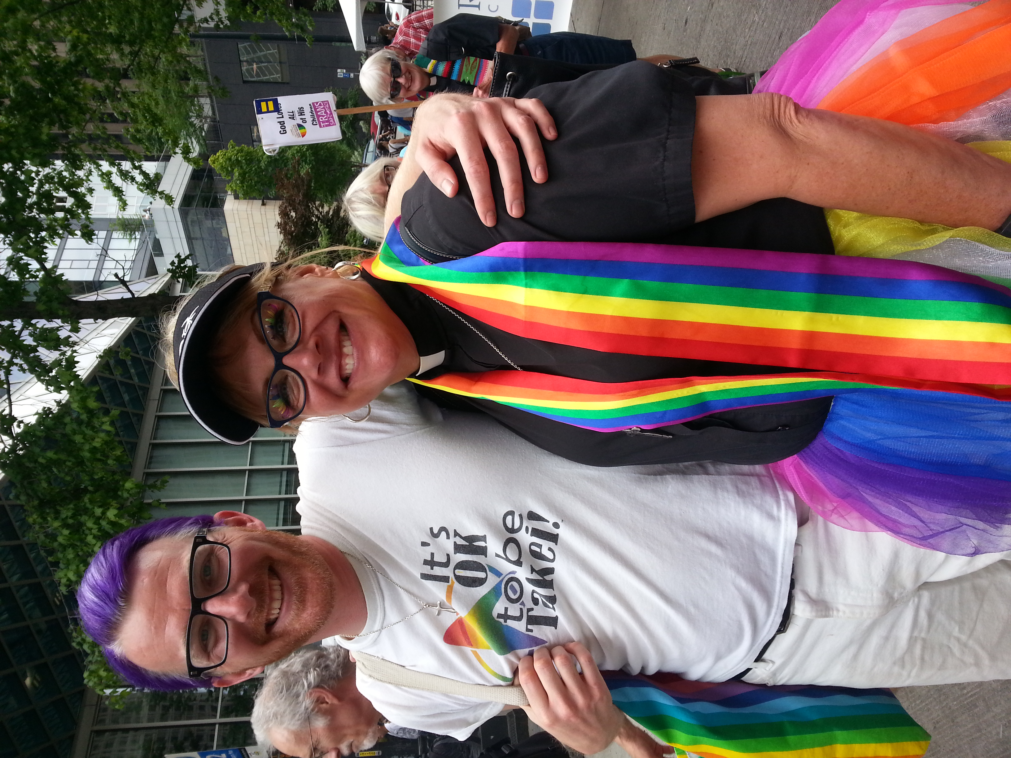 Seattle PRIDE Me & Pastor Cindy Salo (Central Pastor) | ReconcilingWorks